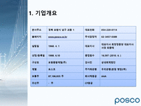 POSCO 기업경영분석 POSCO 기업개요 POSCO 산업분석 POSCO 경영분석 POSCO 재무분석-3