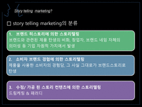 Story telling Marketing 스토리텔링 마케팅 정의 스토리텔링 마케팅 전략 스토리-9