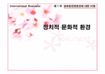 경영경제 정치적·문화적 환경-1