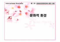 경영경제 정치적·문화적 환경-2