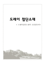 경영전략론 도레이 첨단소재 도레이첨단소재의 신성장동력 도레이첨단소재 회사-1
