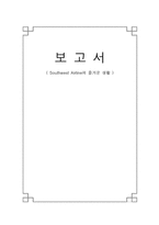 경제경영 Southwest Airline의 즐거운 생활-1