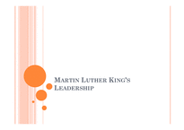 경제경영 마틴 루터 _ 리더쉽 Martin Luther King s Leadership-1