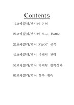 코카콜라 펩시 코카콜라 연혁 코카콜라 로고 코카콜라 swot 분석-1