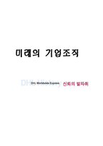 미래의 기업조직 DHL Worldwide express DHL KOREA 연혁 DHL 코리아 설립-1