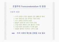 미국 문학의 르네상스-4