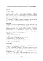 CIS A Community Integration Skills Assessment 지역사회적응검사-1