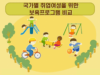 국가별 취업여성을 위한 보육프로그램 비교-1
