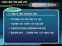 글로벌기업의 환경극복 실패 사례 GM 경영위기 현황 GM 경영위기 환경분석 GM 사례-11