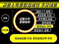 금융종합소득세 절세방안 ppt 소득세 정의-12