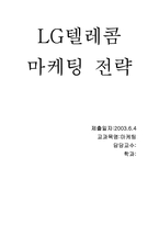 [마케팅전략] LG텔레콤 마케팅 전략-1