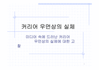 [여성학] 미디어 속에 드러난 커리어 우먼상의 실체에 대한 고찰-1