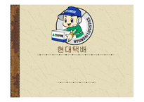 [경영분석]물류운송업-현대택배에 관한 분석-1