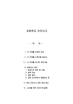 [초등교육론] 초등학교 안전사고-2