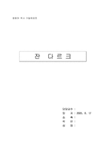 [영화감상문] 잔다르크를 보고 나서-1
