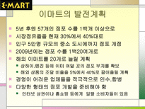 이마트 마케팅 성공사례 이마트 STP 분석 이마트 마케팅 분석 이마트 마케팅 믹스 이마트 4P 이마트 성공전략 이마트 사회 영향 이마트 계획 이마트 할인점 이마트 발전 추이 이마트 탄생배경-20