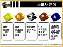 드림카카오 웰빙 마케팅 사례 분석 드림카카오 제품소개 드림카카오 환경분석-8