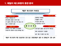 아웃백 PPT 패밀리 레스토랑 개념 패밀리 레스토랑 외부환경 패밀리 레스토랑 발달-5