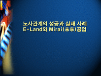 노사관계의 성공과 실패 사례-1