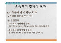 조세론 개인소득세론 소득세 개념과 경제적 근거 소득세의 경제적 효과 정치경제-16