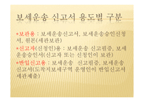 보세운송 의의 장소 신고서 신고 보세운송업자 종류 보세운송업자 의무-7