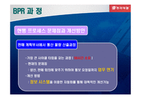 동서식품 BPR을 통한 효율성 증대 BPR의 개념 동서식품 BPR 추진배경-15