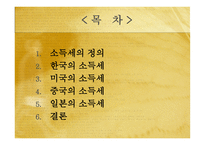 외국과의 세금 비교 소득세 ppt-2