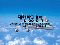 대한항공 분석 아시아나 항공과의 비교분석을 중심으로 대한항공 시설-1