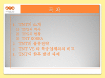 국제물류기업 TNT TNT 소개 TPG 역사 TPG 현황 TNT KOREA TNT 물류전략-2