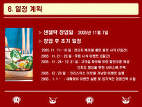 사업계획서 샌드위치 & 샐러드 사업 계획서 ★ 샌드위치 샐러드 사업-17