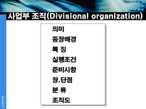 사업부 조직 레포트-10
