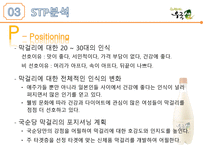 전통을 간직한 막걸리 우국생 SWOT분석 STP 분석 4P 분석-10