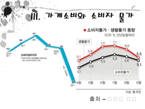 우리나라의 경기침체상황과 가계소비심리 및 소비자 물가의 관계 조사-10