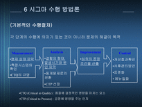 기술관리론 6 SIGMA-10