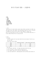 한미 FTA와 영향 공업분야 한미 FTA 섬유산업 한미 FTA 자동차산업 한미 FTA LCD-1