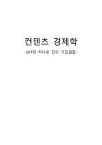 컨텐츠 경제 SKT와 하나로 간의 기업결합 SKT 하나로 사건 개요 SKT 하나로 기업-1