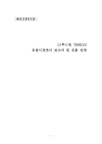 해외시장조사론 CJ푸드빌 BIBIGO 유럽시장조사 보고서 및 진출 전략-1