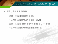 조직규모 조직수명주기와 조직쇠퇴-13