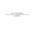 중소기업 경영론 주 게임빌 GAMEVIL-1