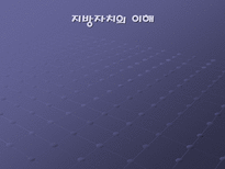 지방자치의 이해-1