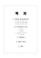 아웃백 패밀리 레스토랑 개념-1