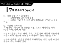 한국의 교육과정과 외국의 교육과정 교육과정 정의 교육과정 유형 국내 교육과정-16