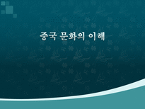 중국문화의 이해 중국의 문학-1