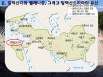 헬레니즘과 동서교류 알렉산더와 헬레니즘 그리고 알렉산드리아 유산 헬레니즘과 동서 문명의 융합-11
