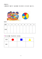 특수아 교과교육론 - 수학과 교수 - 학습지도안 - 9 자료정리하기 - 돌림판 돌리기 결과를 조사표에 나타내기-9