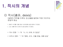 국어 의미론 직시 ppt 직시 개념 직시 중심 직시 표현 용법 직시 제스처 용법-2