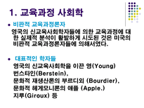 신교육사회학 교육과정 사회학의 이해 신교육사회학 신교육사회학의 기본 입장-6