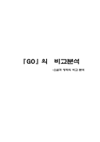 GO의 비교분석 소설과 영화의 비교 분석 GO 인물 분석 소설 GO 영화 재구성 GO-1