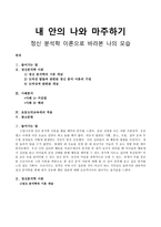 내 안의 나와 마주하기 - 정신 분석학 이론으로 바라본 나의 모습-1