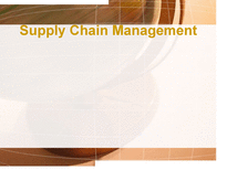 Supply Chain Management SCM 기본 개념 등장배경 역사 중요성 필요성 목적-1
